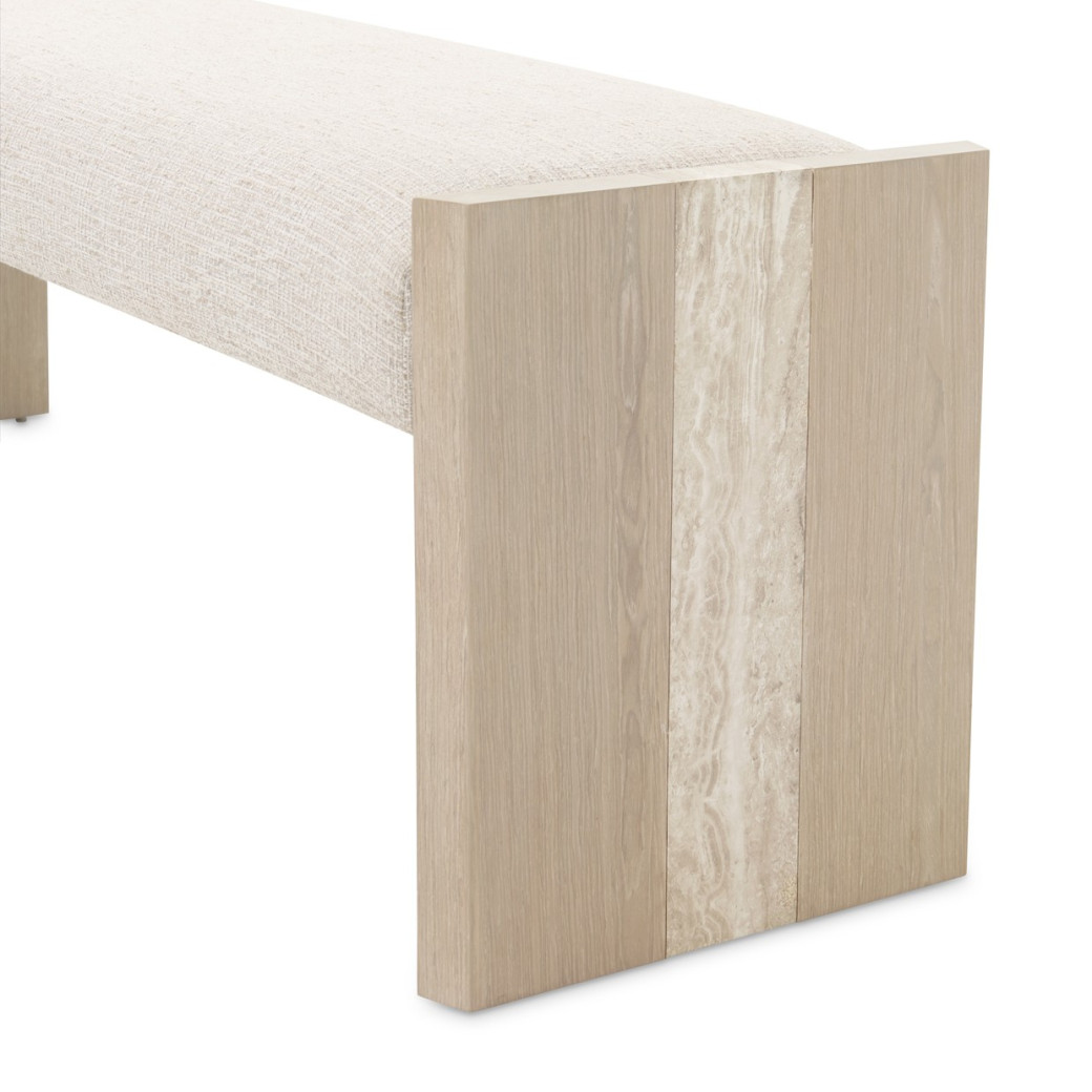 Accent Bench Sand Bench Lotus Bay Collection by Michael Amini 9030904-138
