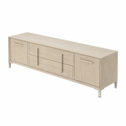 TV Console Sand Finish Lotus Bay Collection By Michael Amini 9030081-138