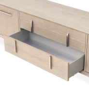 TV Console Sand Finish Lotus Bay Collection By Michael Amini 9030081-138