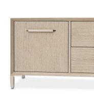 TV Console Sand Finish Lotus Bay Collection By Michael Amini 9030081-138