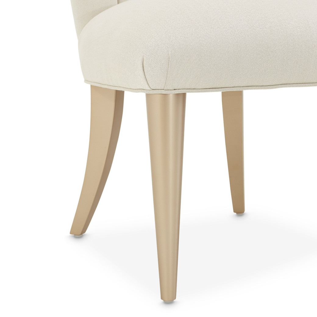 5 PC 54" Round Dining Table La Rachelle Collection By Michael Amini.9034001RND-136