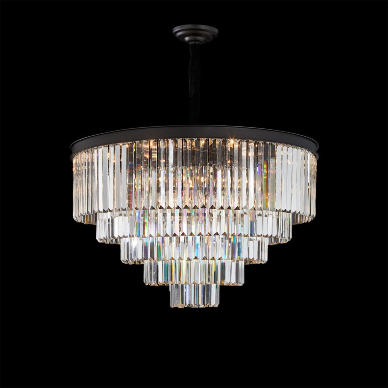 LT-CH1034-21CLR Allure 21 Light Round LED Chandelier by Michael Amini