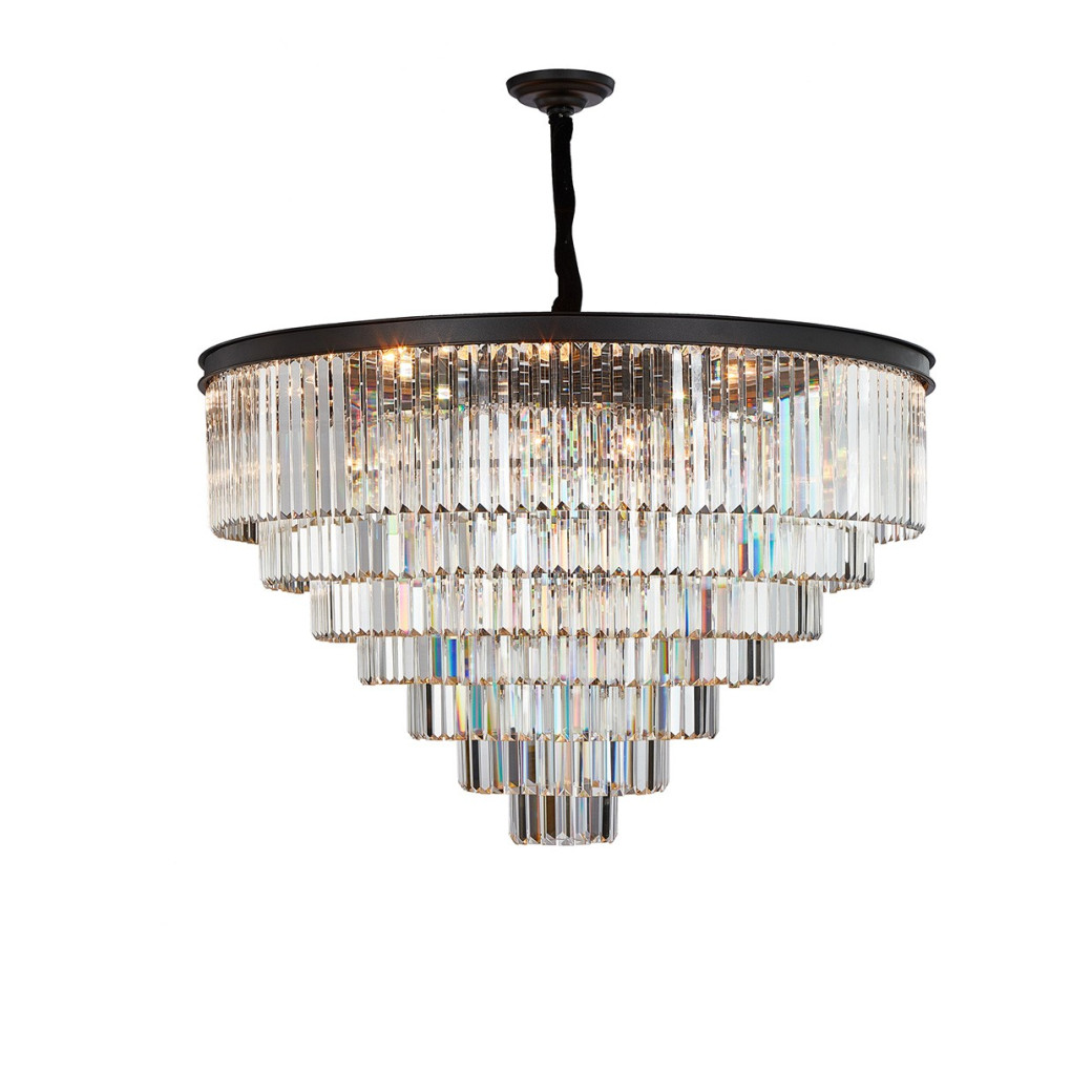 T-CH1035-28CLR Allure 28-Light Round LED Chandelier by Michael Amini
