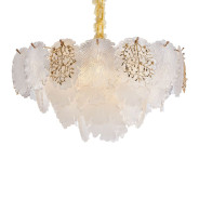 LT-CH1076GLD-9CLR Almara 9-Light Chandelier - Gold by Michael Amini