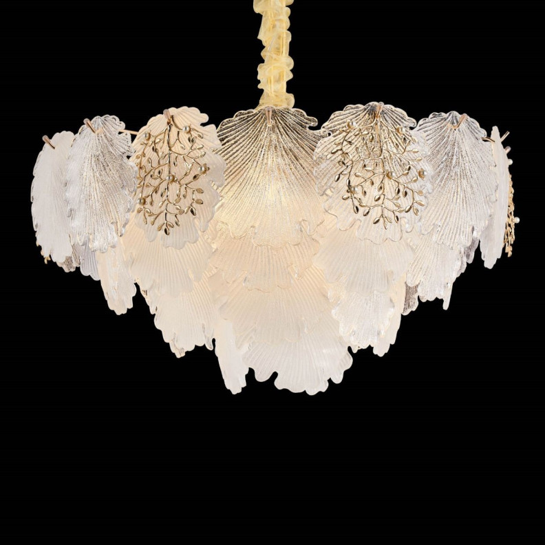 LT-CH1076GLD-9CLR Almara 9-Light Chandelier - Gold by Michael Amini