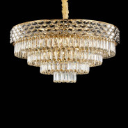 LT-CH1072GLD-21CLR Aurelia 21-Light Chandelier - Gold by Michael Amini