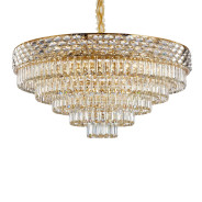 LT-CH1073GLD-28CLR Aurelia 28-Light Chandelier - Gold by Michael Amini
