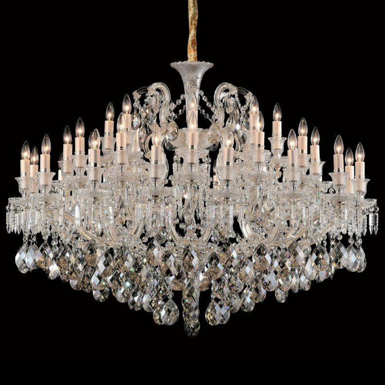 LT-CH917-37GLD Chambord37 Light Chandelier Gold by Michael Amini