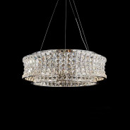 LT-CH1029CRM-CLR Galaxy Round 24 LED Chandelier- Chrome by Michael Amini