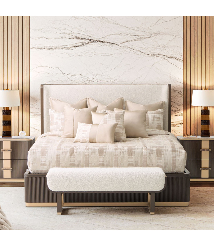 Queen Bed West Kensington Collection By Michael Amini 9096014EK3-417