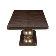 Rectangular Dining Table Medium Espresso Finish West Kensington Collection By Michael Amini