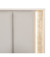 Queen Bed Stone Finish Pavira Collection By Michael Amini 9023012QN03-837