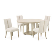 60'' Round Dining Table Sand Finish Lotus Bay Collection By Michael Amini  9030101-138