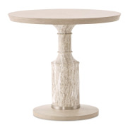 40'' Round Gathering Table Sand Finish Lotus Bay Collection By Michael Amini  9030304-138