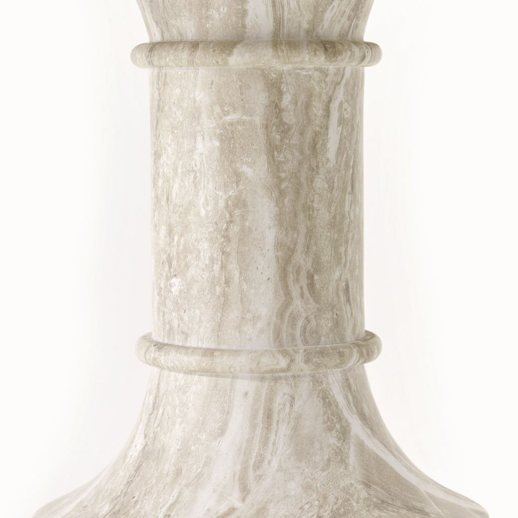 40'' Round Gathering Table Sand Finish Lotus Bay Collection By Michael Amini  9030304-138