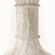 40'' Round Gathering Table Sand Finish Lotus Bay Collection By Michael Amini  9030304-138