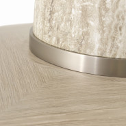 40'' Round Gathering Table Sand Finish Lotus Bay Collection By Michael Amini  9030304-138