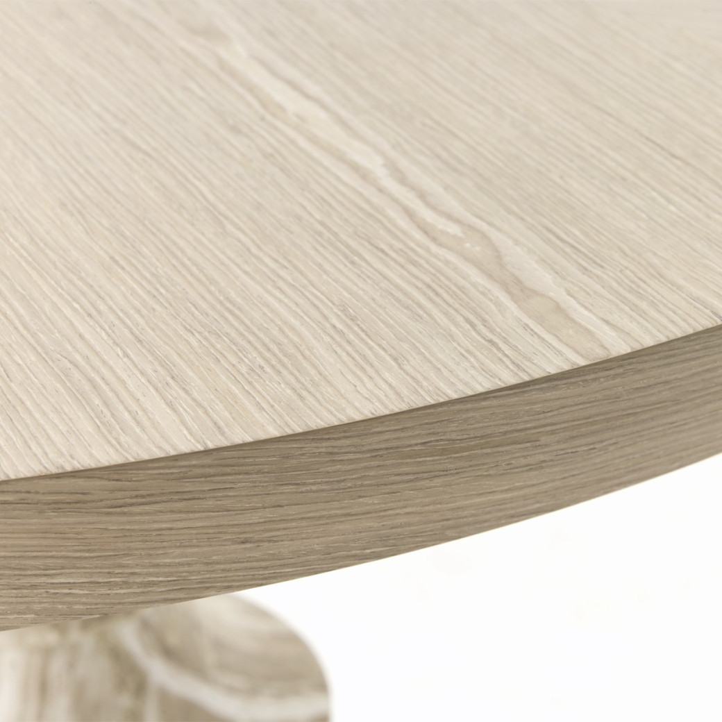 40'' Round Gathering Table Sand Finish Lotus Bay Collection By Michael Amini  9030304-138