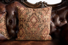 FM65005BR 2PC Sofa & Loveseat Victorian Style By Furniture of America