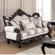 2PC Sofa & Loveseat Victorian Style By Furniture of America FM65005BG