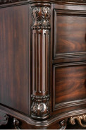 CM7311 5PC Queen Bedroom Set Traditional Brown Cherry Finish .Menodora Collection by Furniture of America