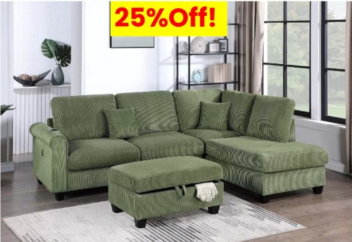 F8454 3-Piece Sectional...