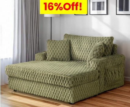 Contemporary 2 Arm Chaise...