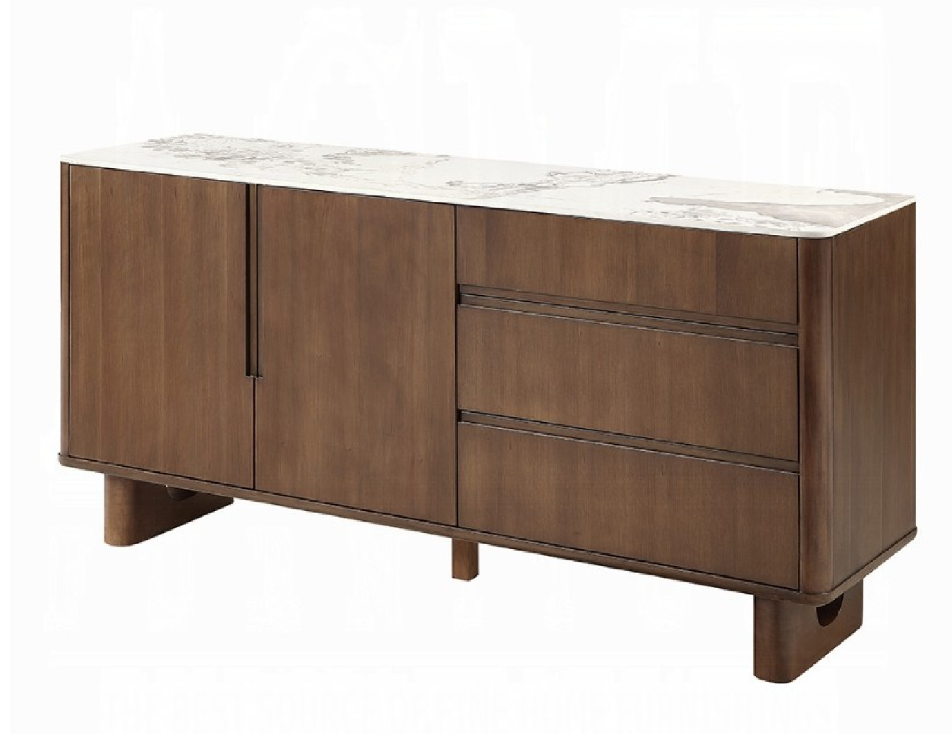 DN06135 5PC Harvey Round Dining Table by Acme Furniture