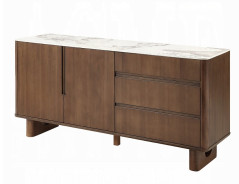 DN06135 5PC Harvey Round Dining Table by Acme Furniture