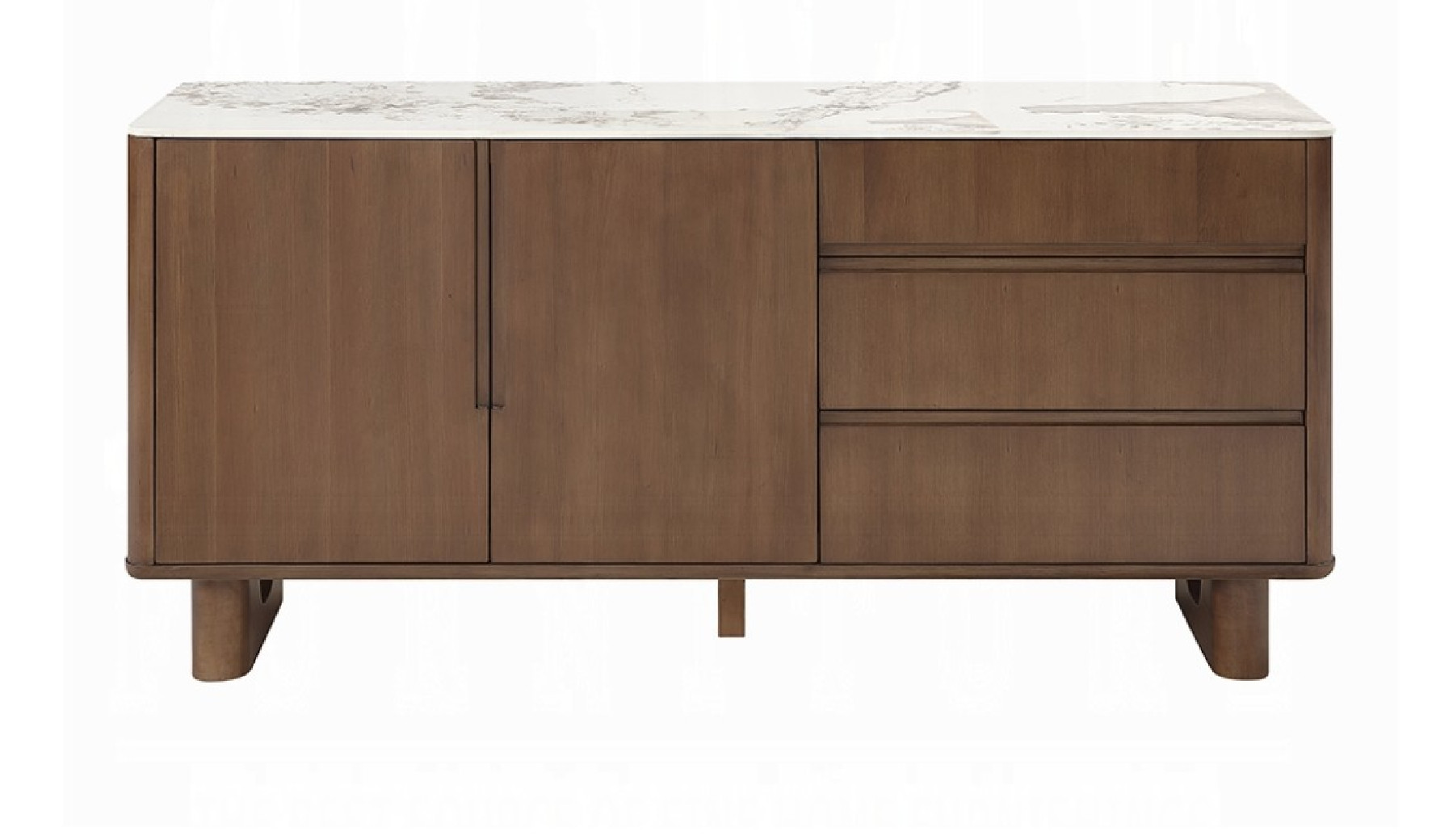 DN06135 5PC Harvey Round Dining Table by Acme Furniture