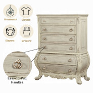 27016 Antique White Finish Chest Ragenardus Collection By Acme Furniture