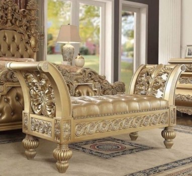 BD00456 Gold Finish Bench...