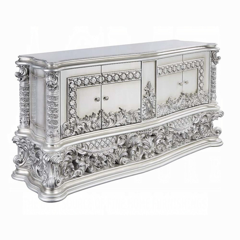 DN00686 Server Antique Platinum Finish Valkyrie Collection By Acme Furniture