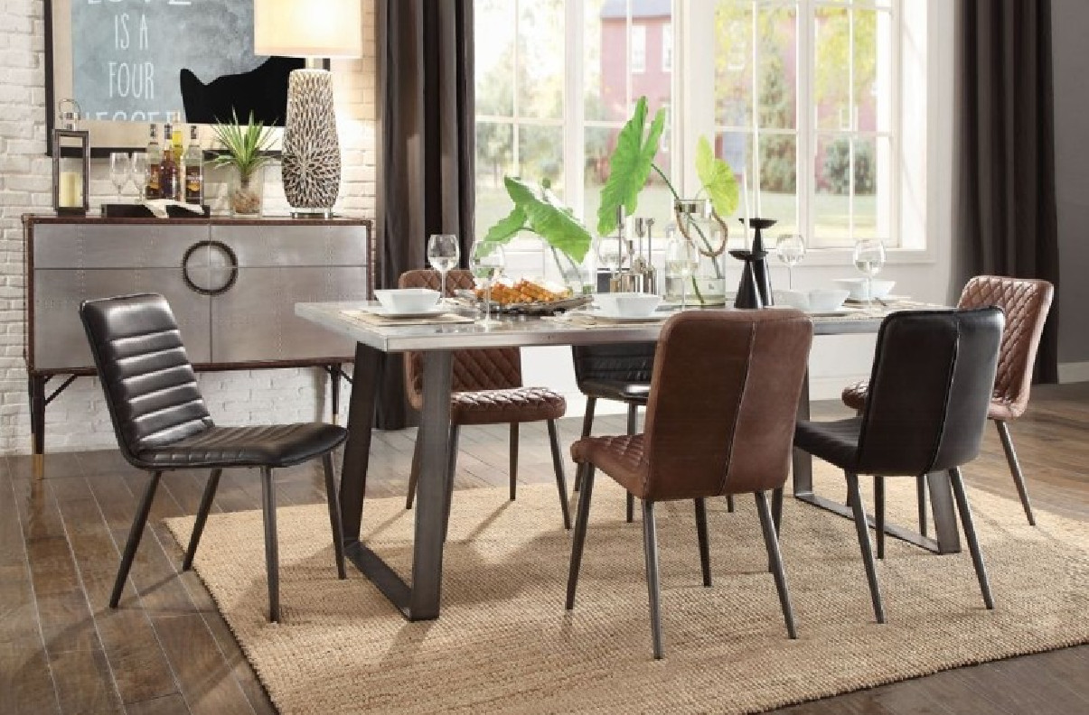 70105 7PC Kaylia Dining Table Set by Acme Furniture