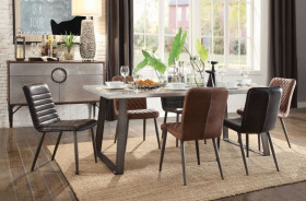 70105 7PC Kaylia Dining Table Set by Acme Furniture