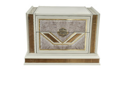 Omari 5PC Queen Bedroom Set Contemporary Style Beige Finish by Galaxy Home Furnishings