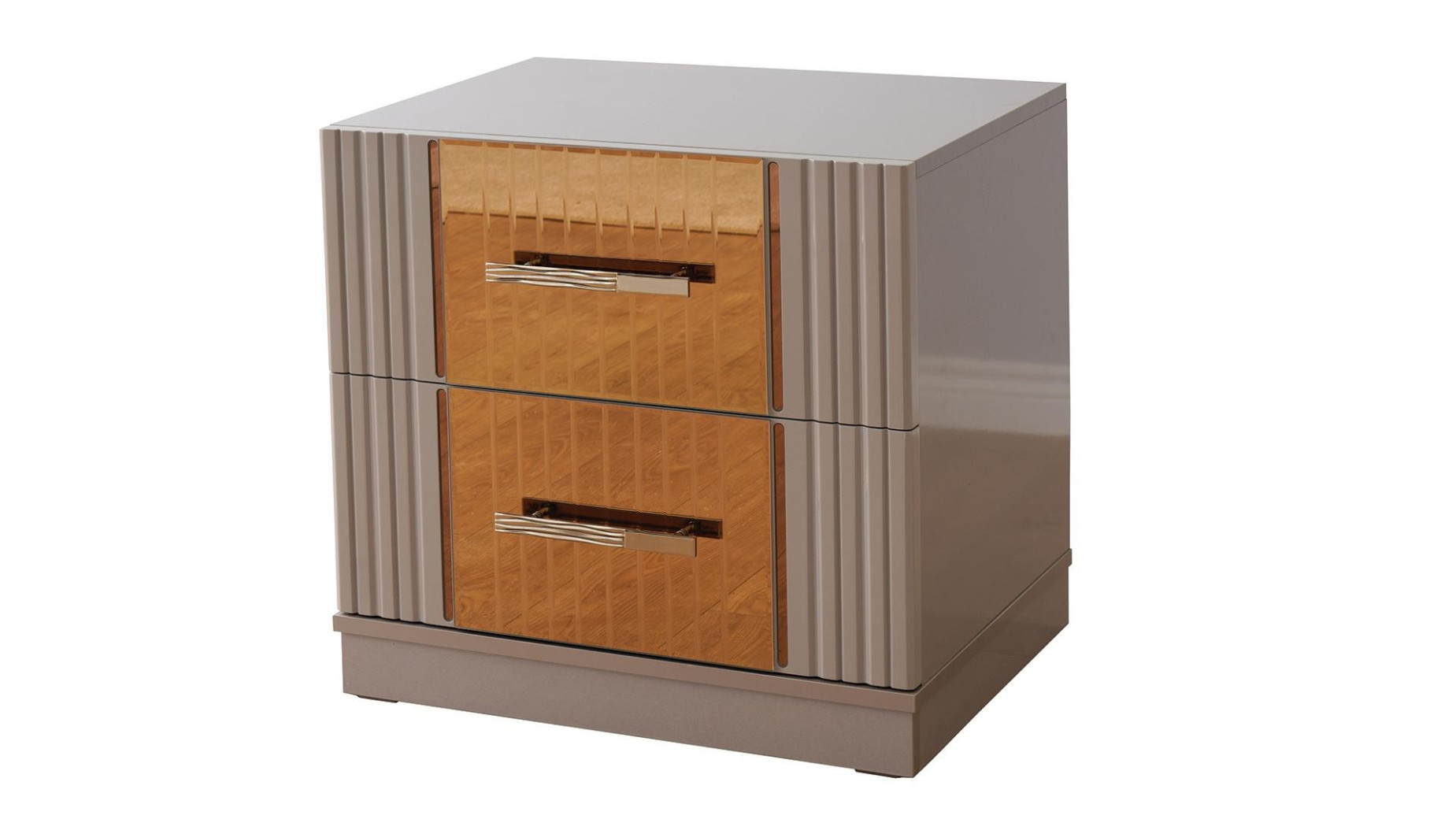 Lorenzo 5PC Queen Bedroom Set Contemporary Style Gray Finish by Galaxy Home Furnishings