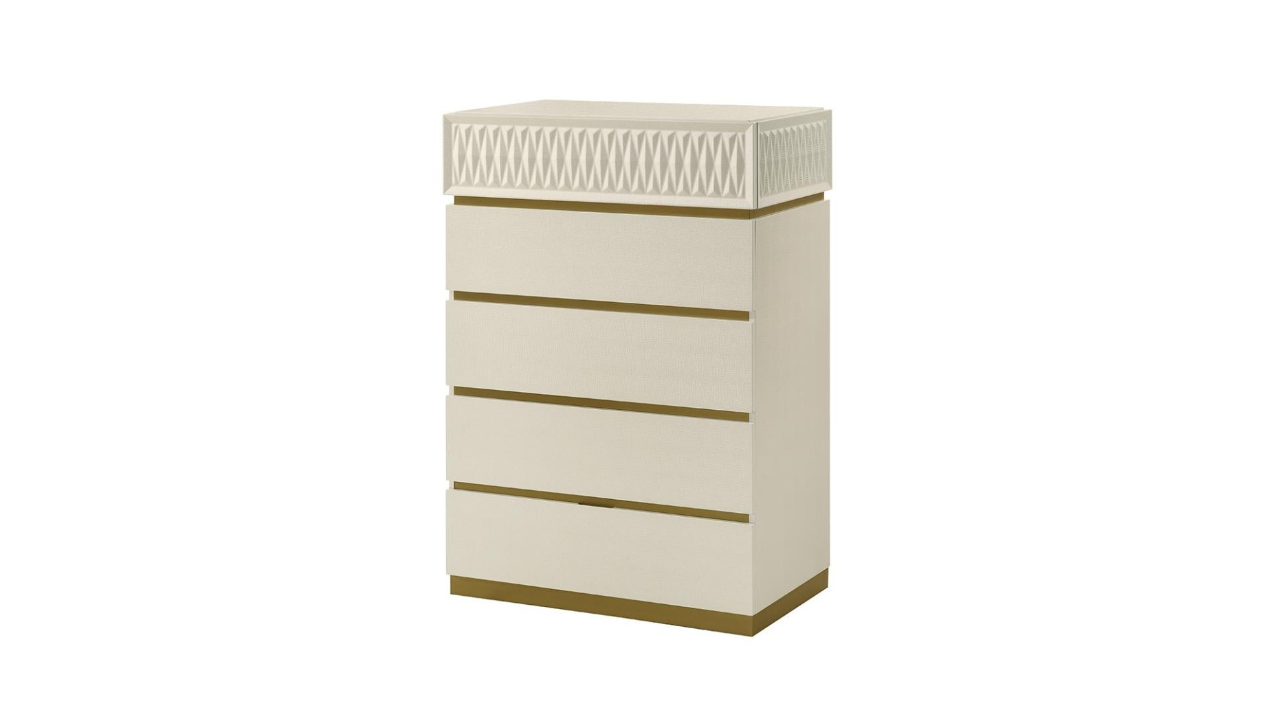 Stanley  5PC Queen Bedroom Set Contemporary Style Champagne Finish by Galaxy Home Furnishings