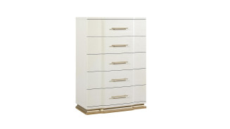 Lexington 5PC Queen Bedroom Set Contemporary Style Beige Finish by Galaxy Home Furnishings