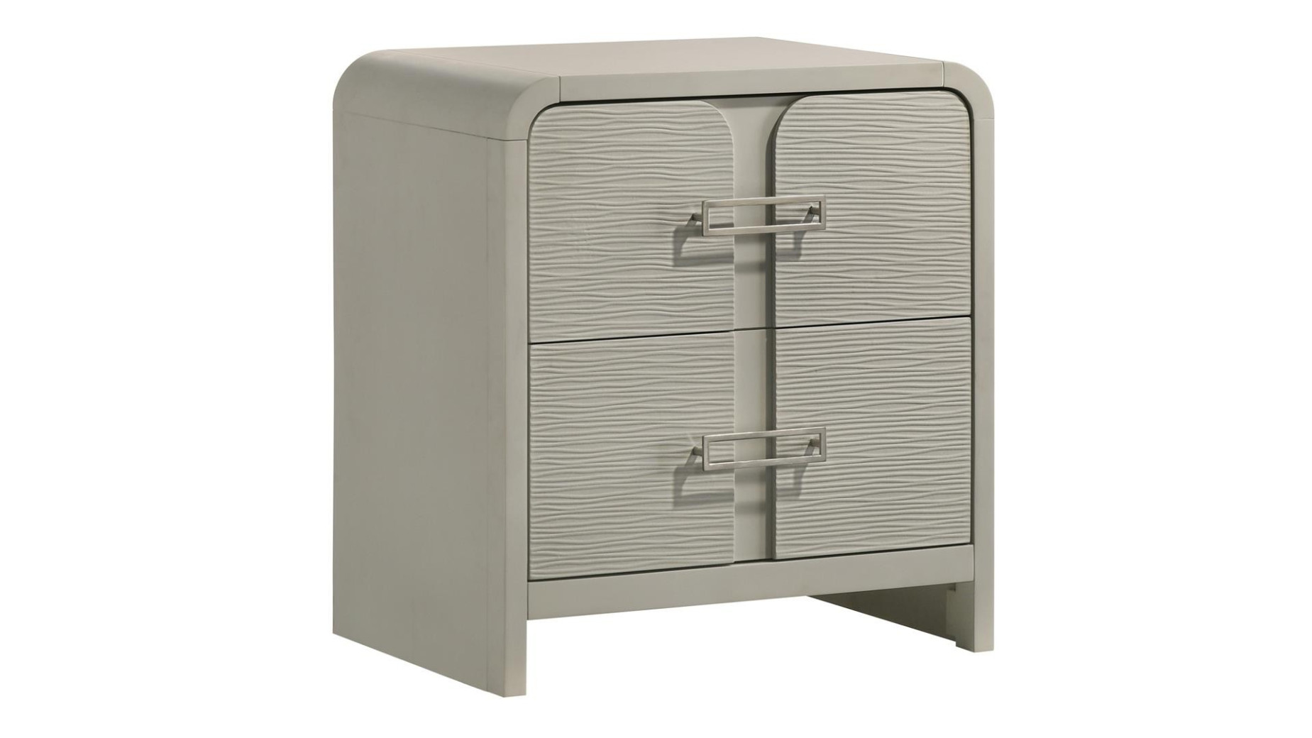 Aria 5PC Queen Bedroom Set Contemporary Style Beige Finish by Galaxy Home Furnishings