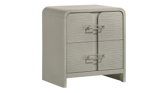 Aria 5PC Queen Bedroom Set Contemporary Style Beige Finish by Galaxy Home Furnishings