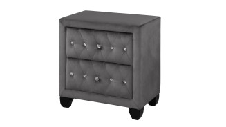 Sophia 5PC Queen Bedroom Set Glam Style Gray Finish By Furniture of America