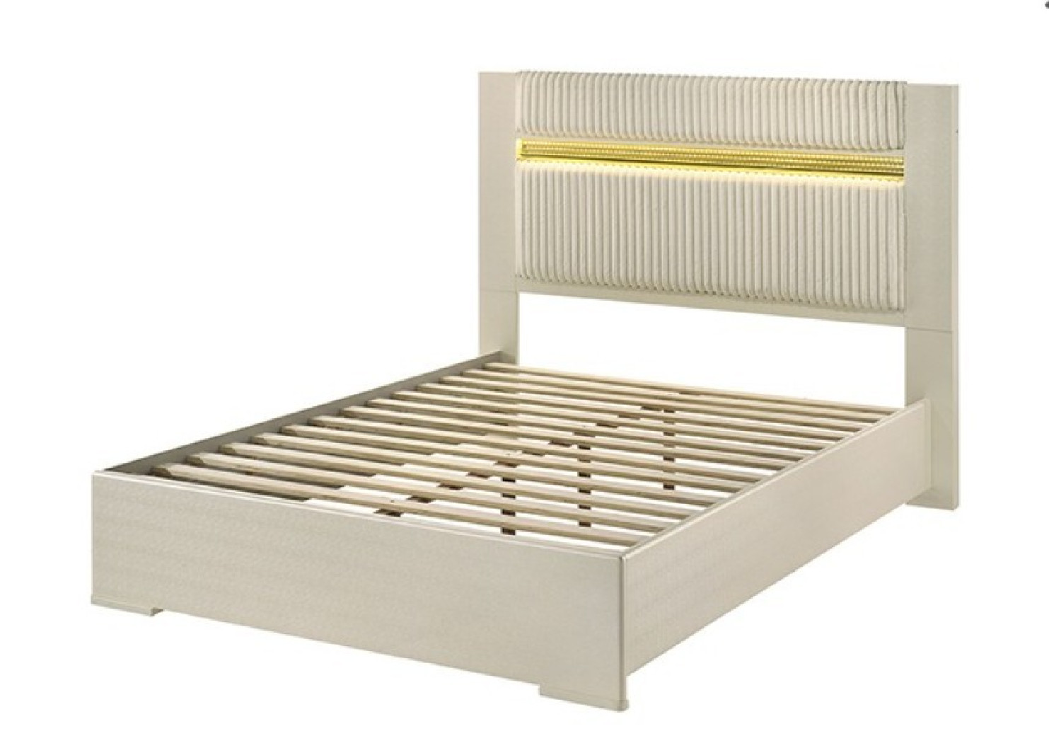 FM72015BG 5PC Queen Bedroom Set Contemporary Style Beige Finish by Furniture of America