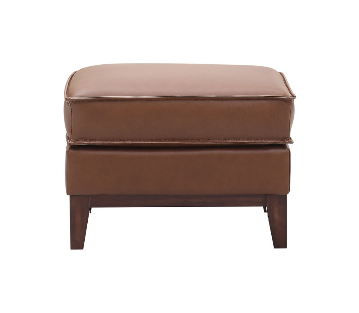 6803 Weston Stacionary Sofa Highland Brown leather By Leather Italia USA