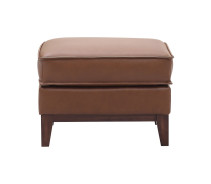 6803 Weston Stacionary Sofa Highland Brown leather By Leather Italia USA