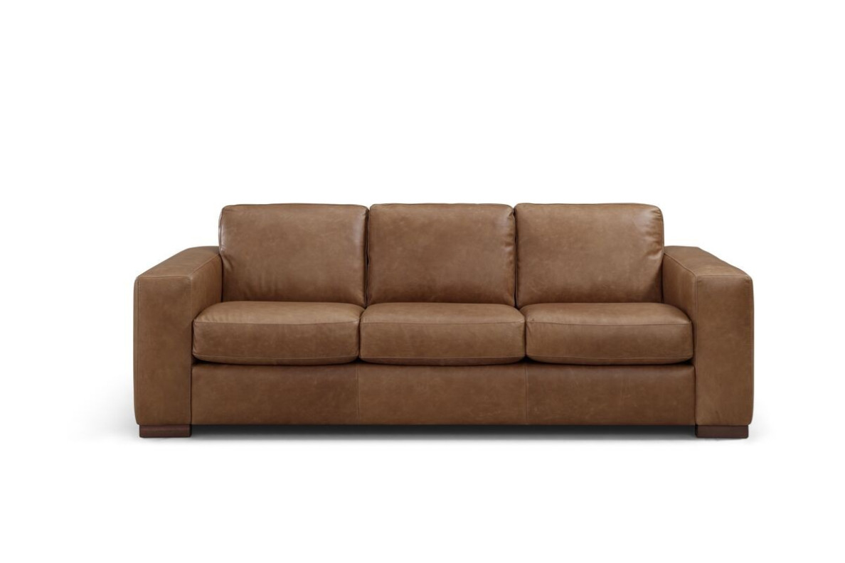 2014 Inglewood Sofa Vintage Brown Derby Sofa by Leather Italia