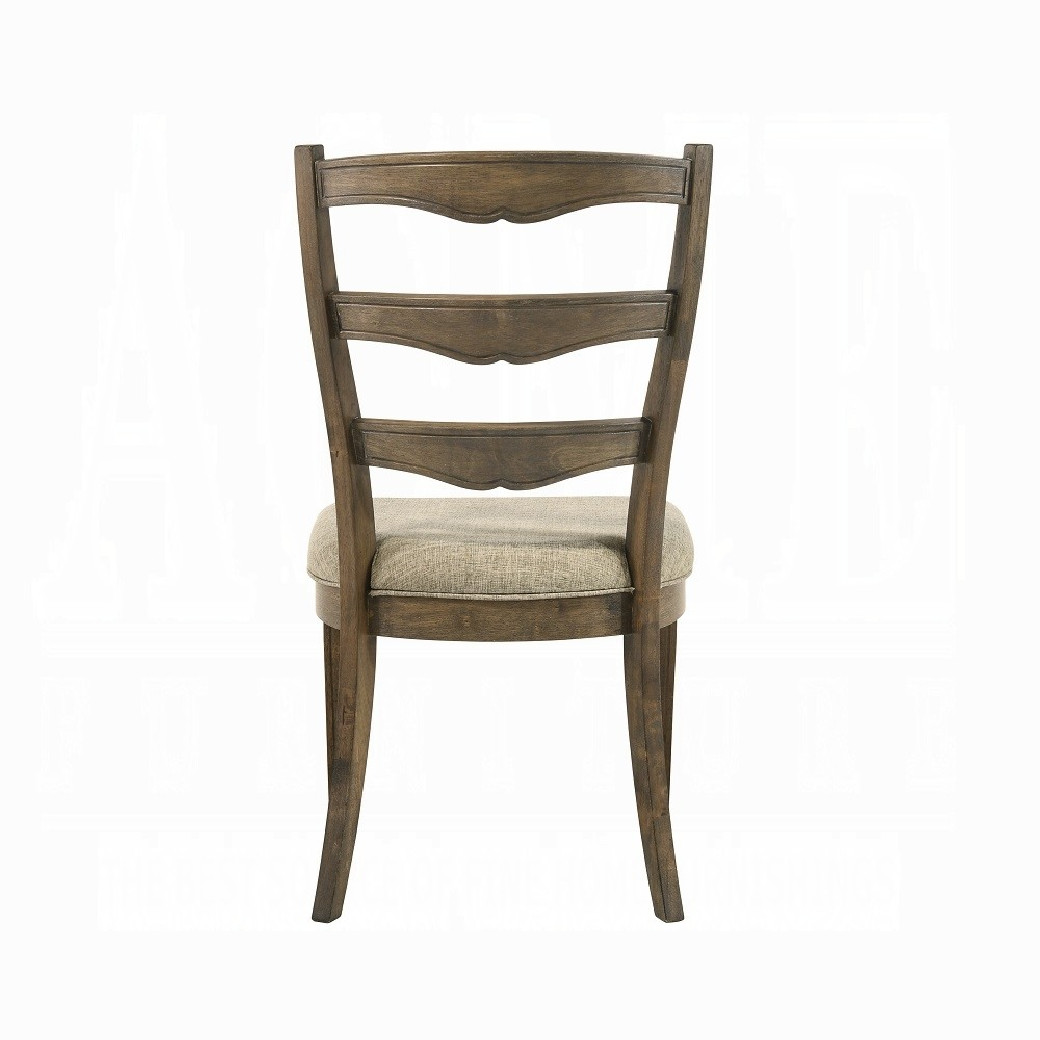DN01807 7PC Parfield Dining Weathered Oak Finish by Acme Furniture