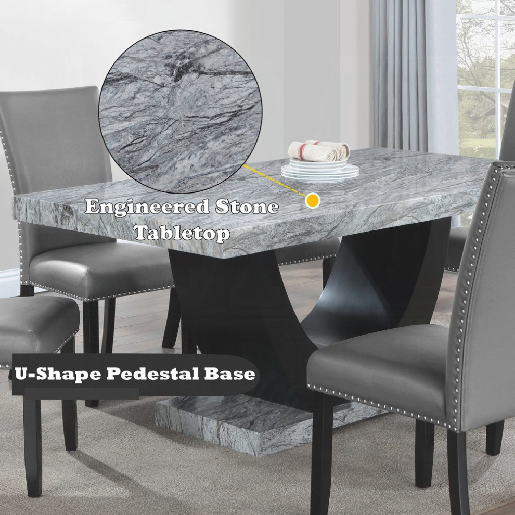 Caralin 7-Piece Dining Set by ACME Furniture | Phoenix AZ