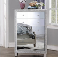BD00241EK Sliver 5-Piece King Bedroom Set by ACME Furniture | Phoenix AZ