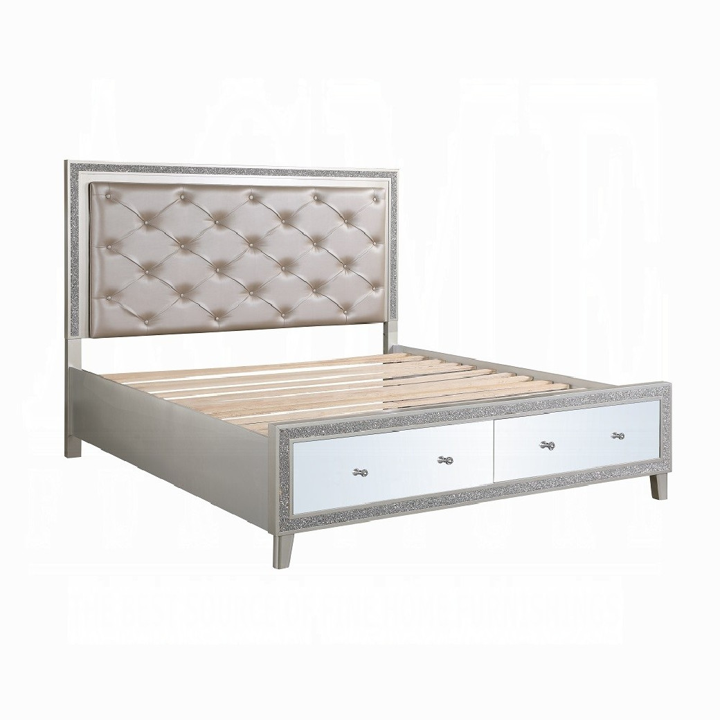 BD00241EK Sliver 5-Piece King Bedroom Set by ACME Furniture | Phoenix AZ